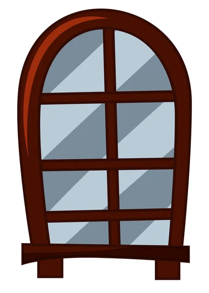 Old fashioned style of window — Stock Vector