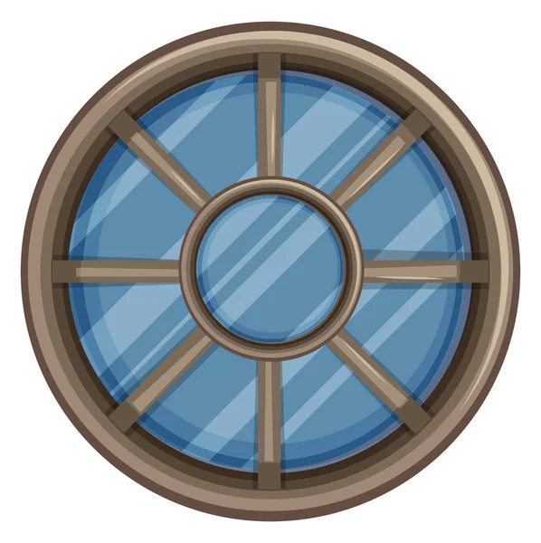 Дизайн вікна з круглою рамкою — стоковий вектор