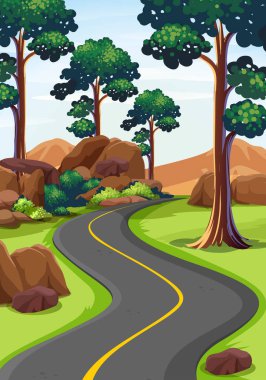 ormanda yol