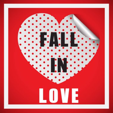 Sevgililer günü kartı şablonu word ile aşık