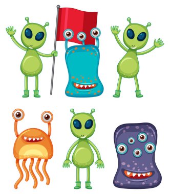 Mutlu yüz ile farklı aleins