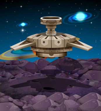 Ay yüzeyine iniş uzay gemisi