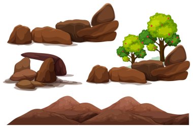 Taş ve dağ öğesi
