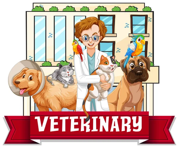 Veterinarian Doctors with pets