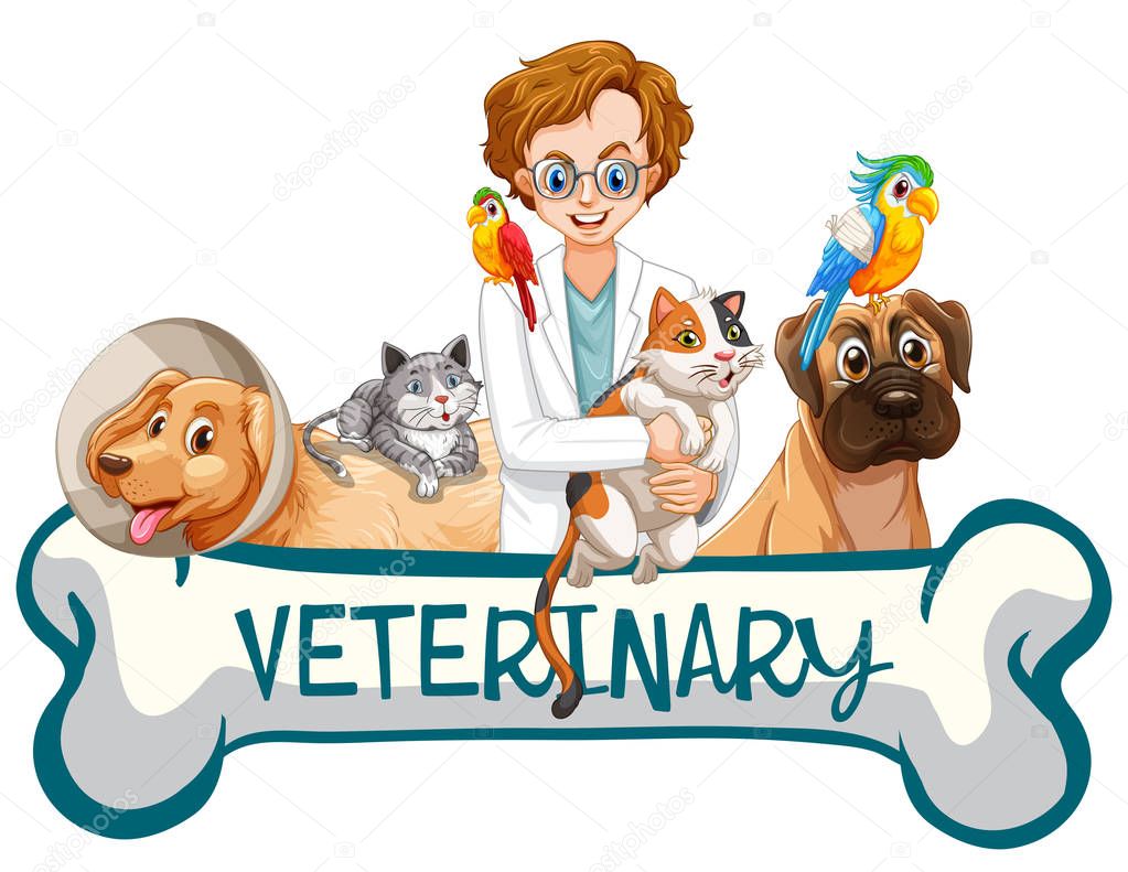 Vettoriale stockUno stendardo della clinica veterinaria di ©interactimages  #195069294, image size:1023x791