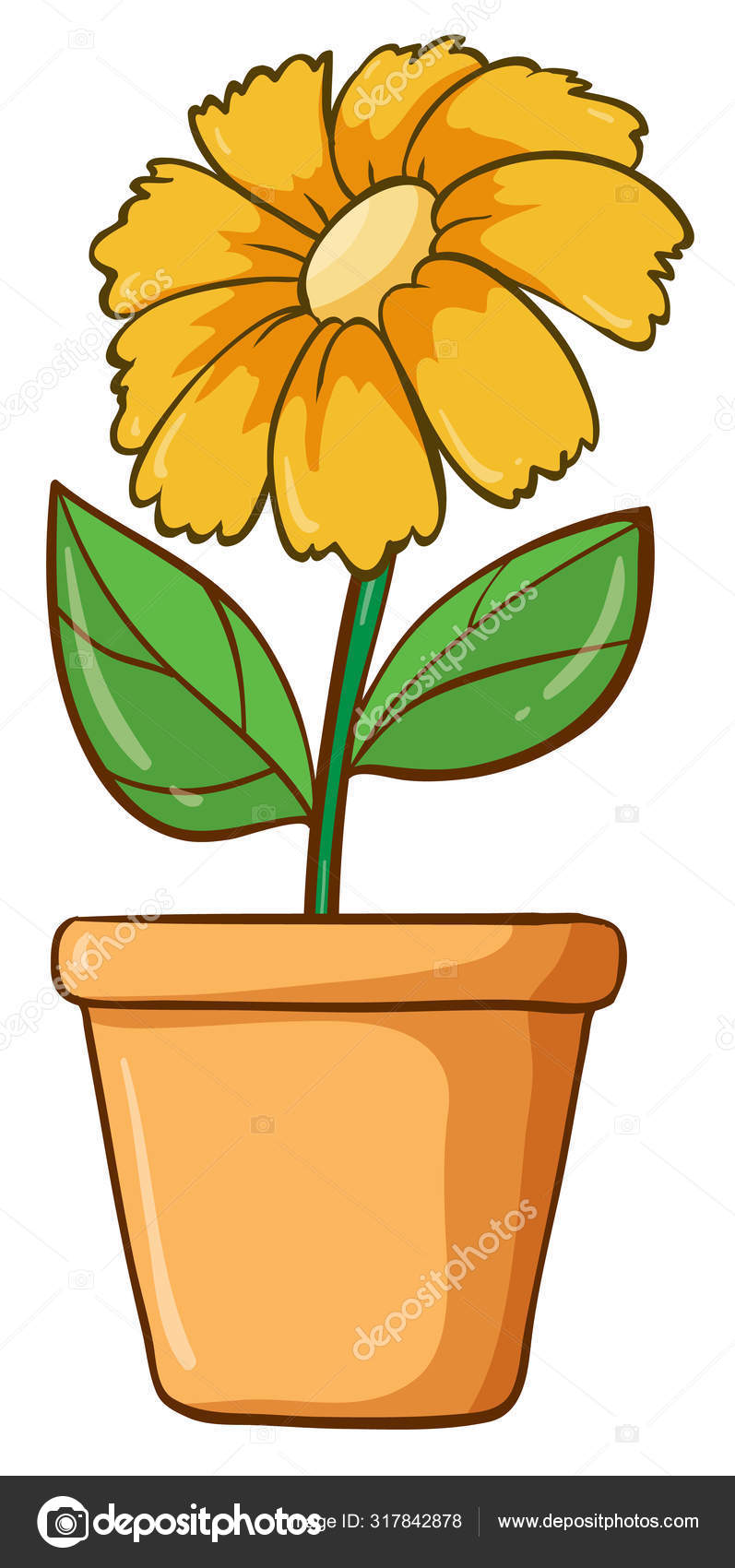 Panci tanah liat Stok Vektor Ilustrasi Panci tanah liat