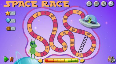 Uzay yarışı tahtası oyunu