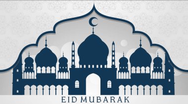 Mübarek Müslüman Festivali için arka plan tasarımı