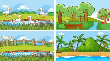 Vahşi doğadaki hayvanların arka plan görüntüleri.