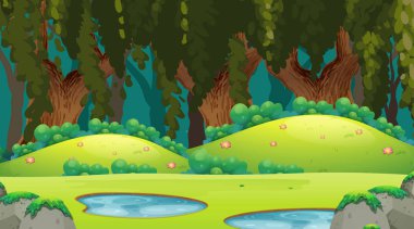 Boş arka plan doğa manzara