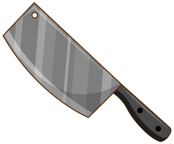 Один Измельчающий Нож Белом Фоне — стоковый вектор