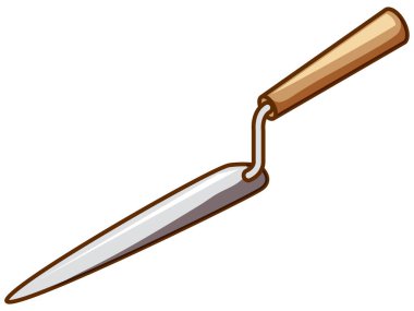 Beyaz arkaplan resimlerinde resim bıçağı