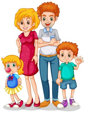 Ebeveynleri ve çocukları olan aile üyeleri