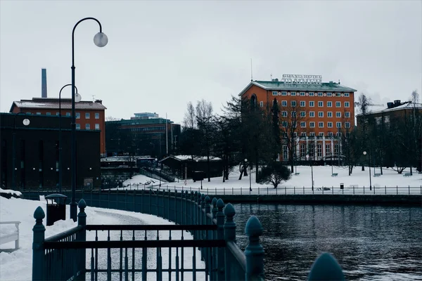 De architectuur van de stad van Tampere. Finland — Stockfoto