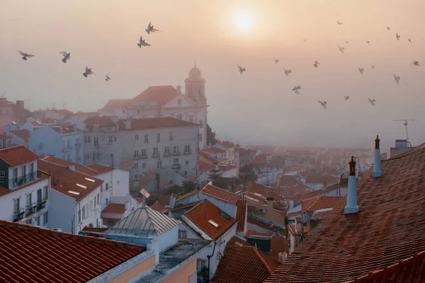 Aussichtspunkt von Lissabon. Stockbild