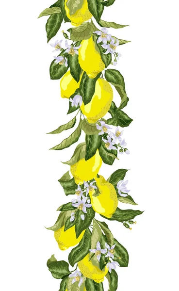 Dikişsiz desen dikey çizgi vektör grafik içinde ile çiçeklenme f