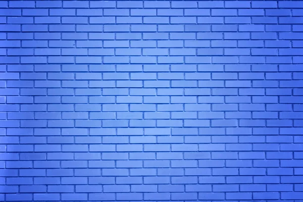 Vieja pared de ladrillo maqueta, fondo de color azul, espacio para el texto —  Fotos de Stock