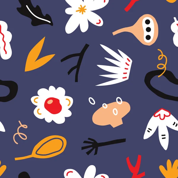 Soyut şekilleri kesilmiş vektörsüz arkaplan deseni