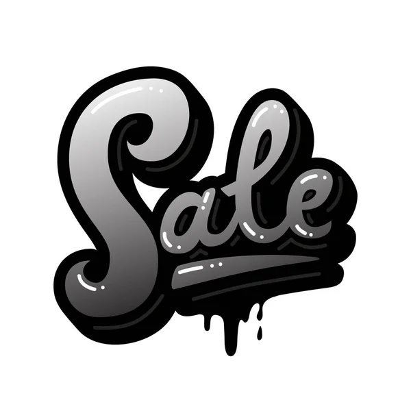 Vector Lettering Sale Message — Stock Vector