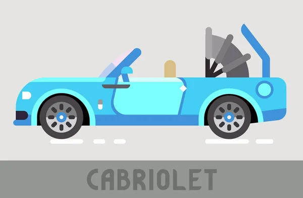 Cabriolet — Image vectorielle