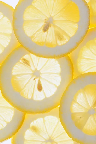 Lemon slices background — Stock Photo, Image