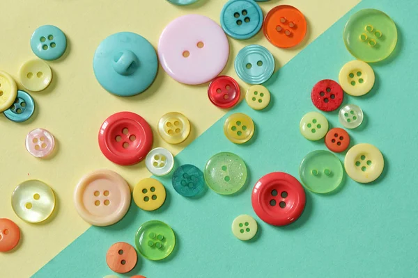Colorful Sewing Button Background — Stock Photo, Image