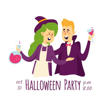 Cadılar Bayramı vekil kartı, kartpostal, poster, davetiye, broşür 