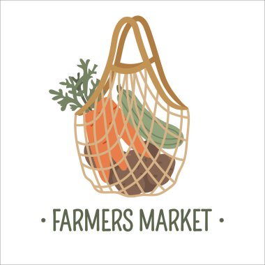 Düz taze sebzeler patates, havuç, kabak..