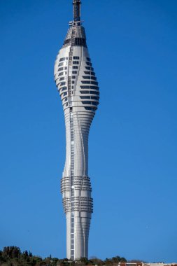 İstanbul, Uskudar / Türkiye 03.11.2020 Camlica Tepesi ve Camlica TV Kulesi, 