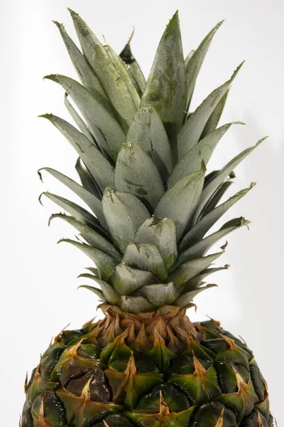 Half Pineapple White Background — Stock Photo, Image