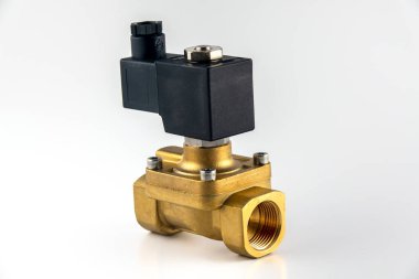 General purpose solenoid valve for mechanical installation air water  clipart