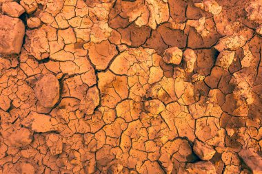 Çatlak toprak, iklim değişikliği ve küresel ısınma metaforu.