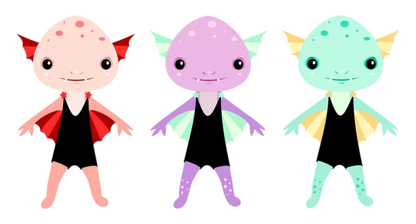 Küçük canavar yüzgeçleri ile ayarla. 