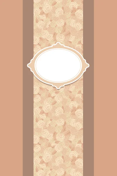 Gül ve çerçeve arka plan. Shabby chic tarzı.