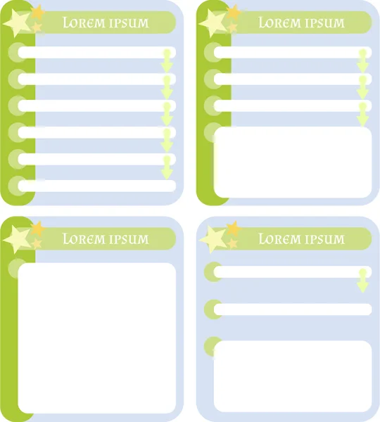 Arka planlar ve infographics için öğeleri kümesi. Algoritma.