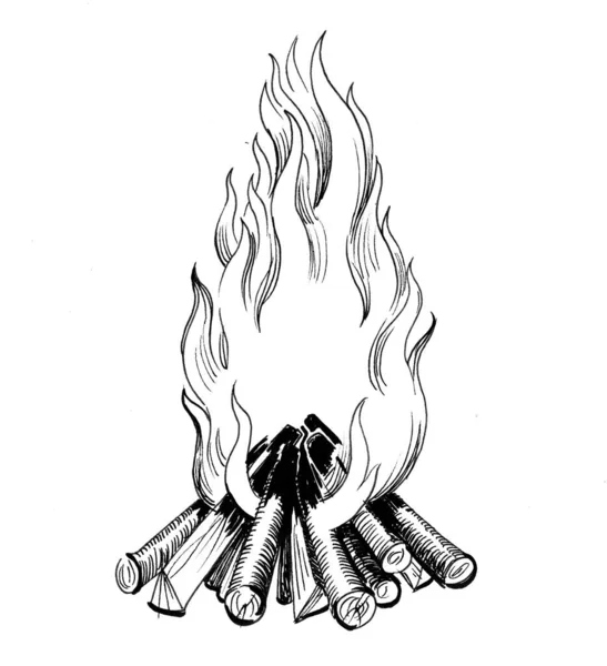 Bonfire sketch Stock Photos, Royalty Free Bonfire sketch Images |  Depositphotos