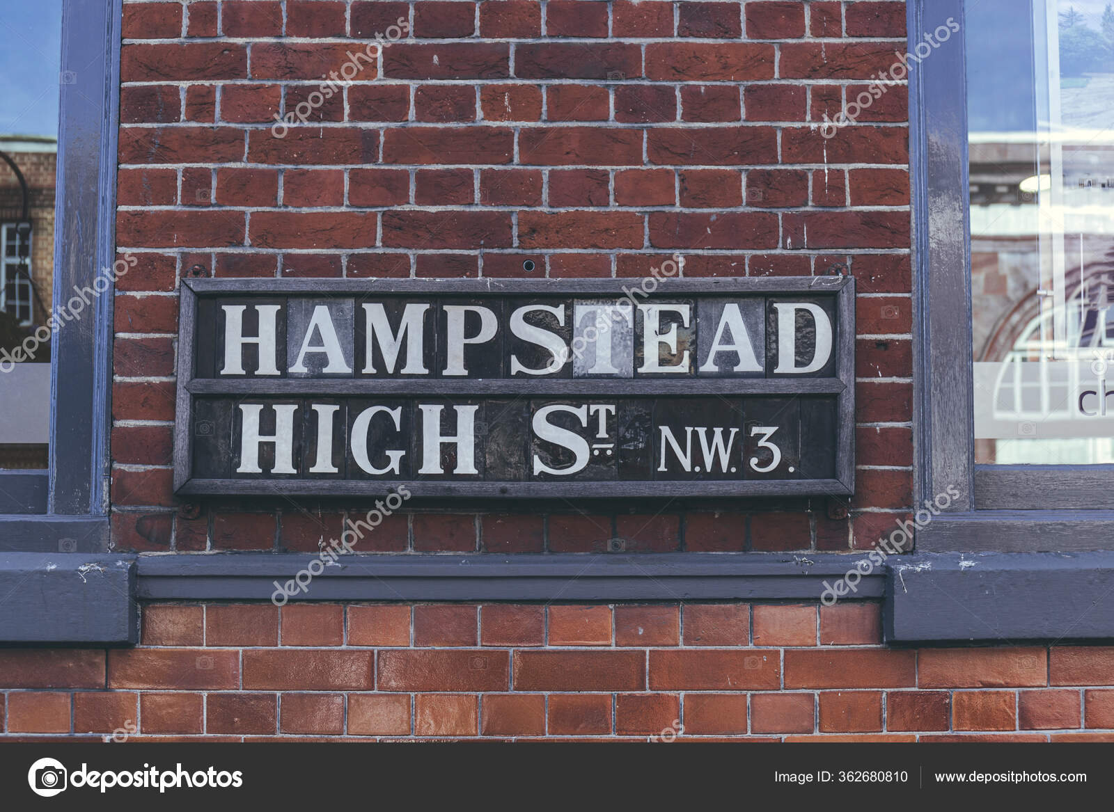 Hampstead High Street Name Sign Hampstead Hampstead Known Its