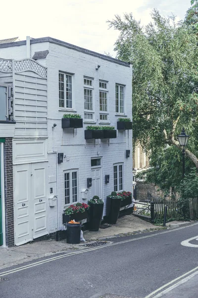 White Painted Georgian Style Cottage Hampstead One Most Desirable Neighborhoods — Stock Photo, Image