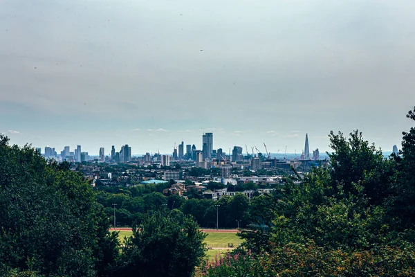 Vista Panorámica Londres Desde Parliament Hill Parliament Hill Área Parque — Foto de Stock