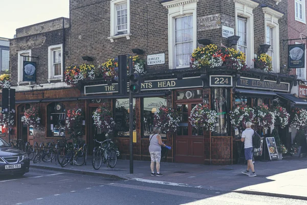 Londyn Elephants Head Pub Lokalny Pub Przy Camden High Street — Zdjęcie stockowe