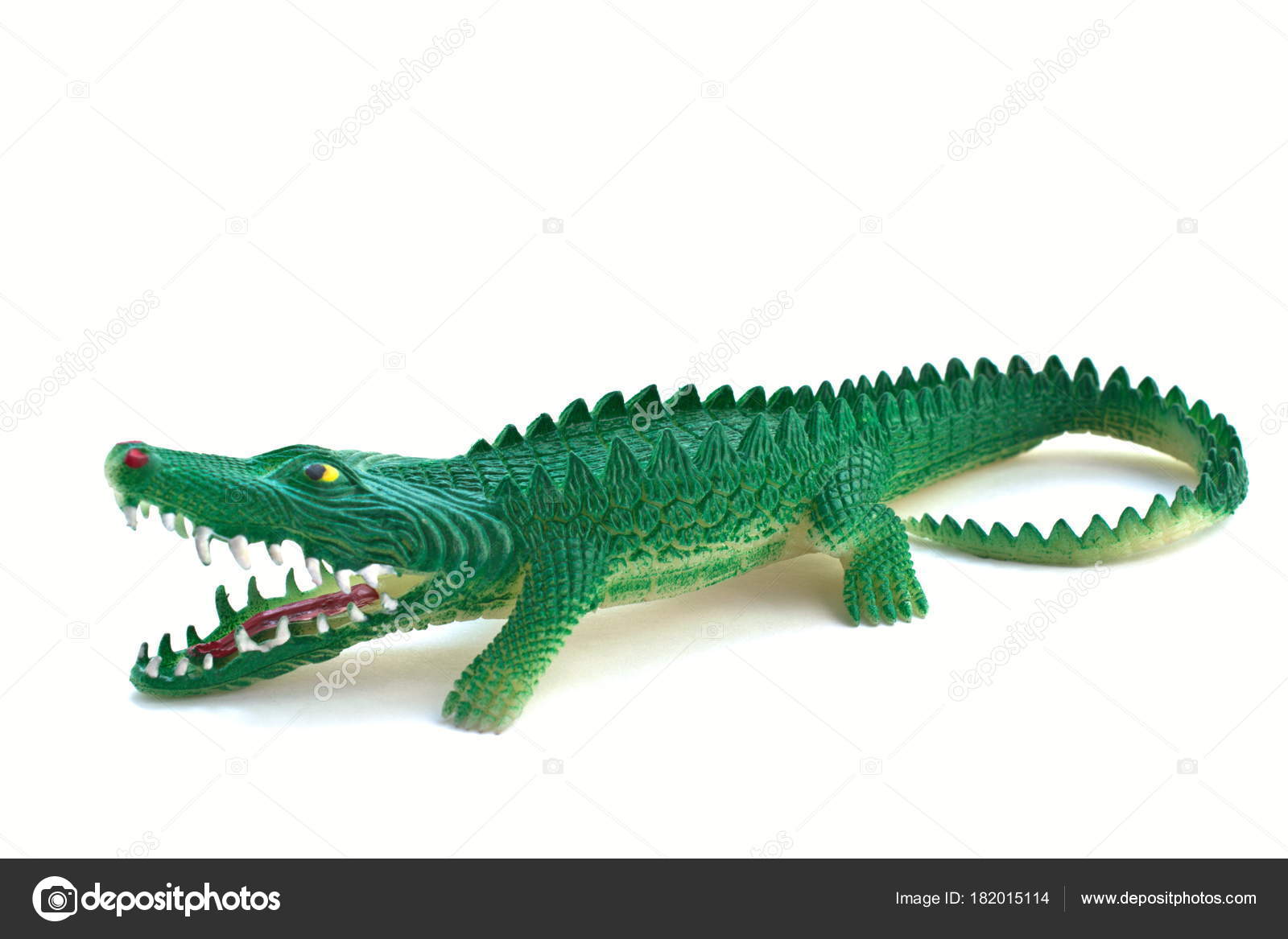 rubber crocodile toy