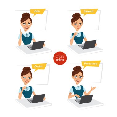 İnternetten sipariş veriyor. İşlemin dört aşaması.