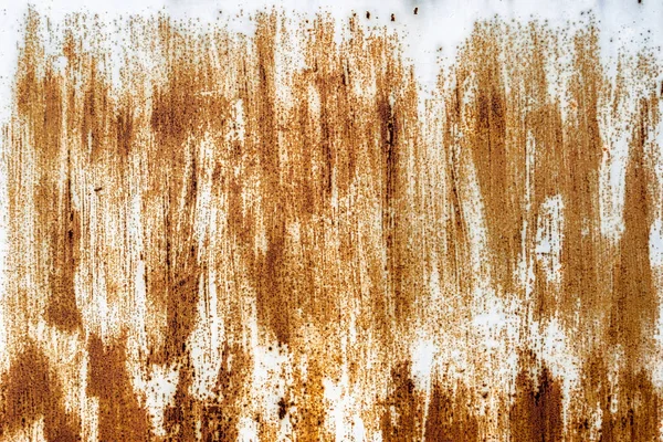 Grunge metal painted texture. Old painted metal surface with rust and wet spot