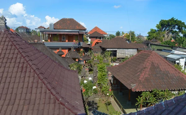 Na dachu widok obszaru Ubud — Zdjęcie stockowe