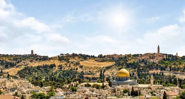 Panoramaaufnahme von der Festung Jerusalem — Stockfoto