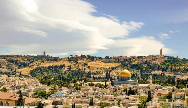 Panoramaaufnahme aus dem Turm von David — Stockfoto