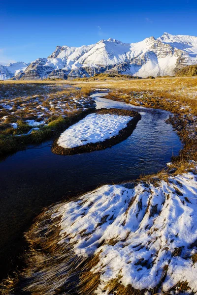 아이슬란드의 겨울 풍경 — 스톡 사진
