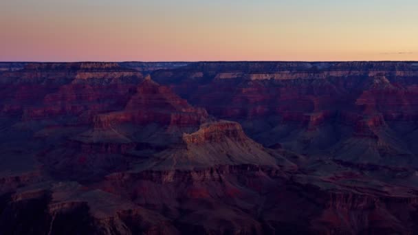 Национальный Парк Timelapse Grand Canyon Видом Восход Солнца Mather Point — стоковое видео