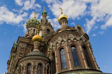 üzerinde kan İsa Kilisesi. Saint petersburg, Rusya Federasyonu.
