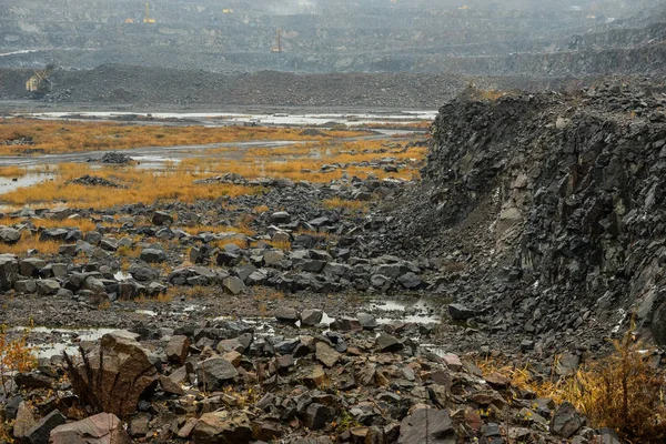 Kamieniołom geologii — Zdjęcie stockowe